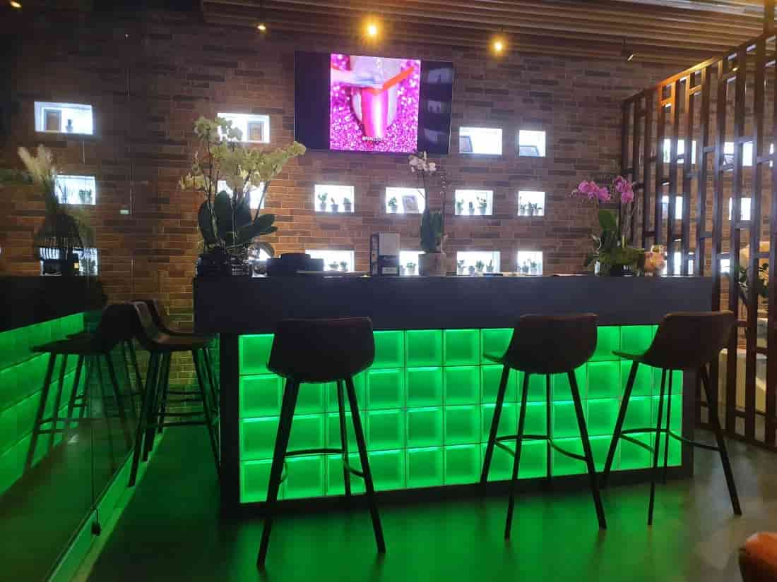 Liblox Glasbaustein LED Theke