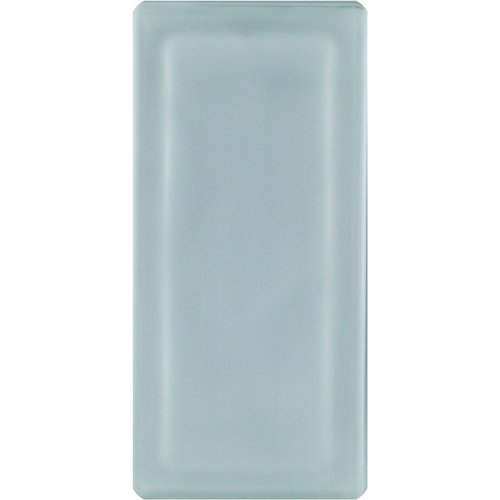 BM Glasbaustein Wave 2-seitig satiniert 19x9x8 cm