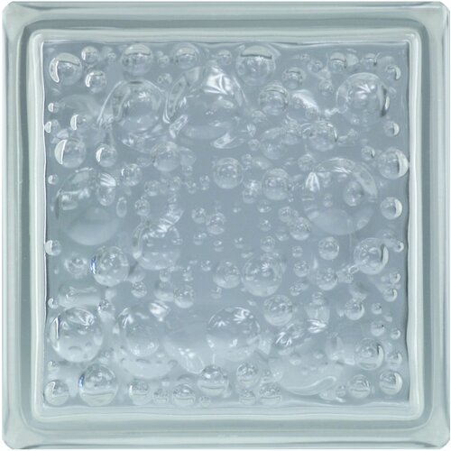 BM Glasbaustein Savona SUPER White 19x19x8 cm