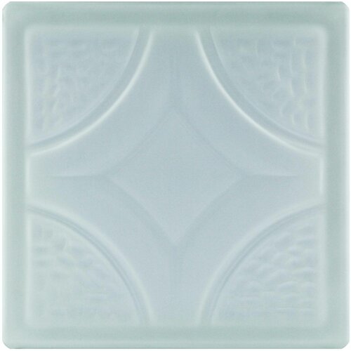 BM Glasbaustein Rombo SUPER White 2-seitig satiniert 19x19x8 cm