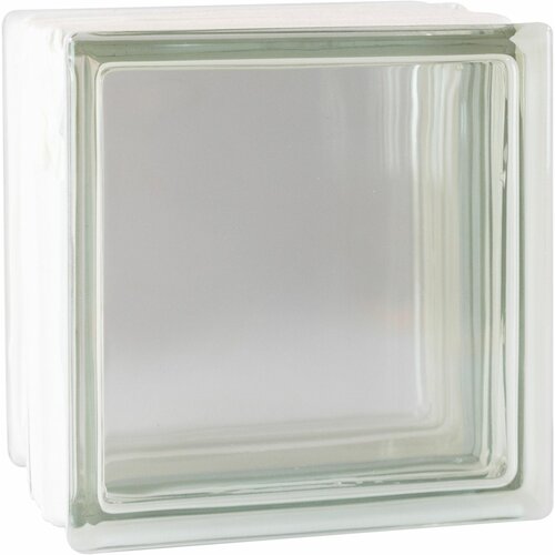 Glasbaustein THERMO BLOCK Vollsicht 1-seitig satiniert Ug 1,2 19x19x12 cm