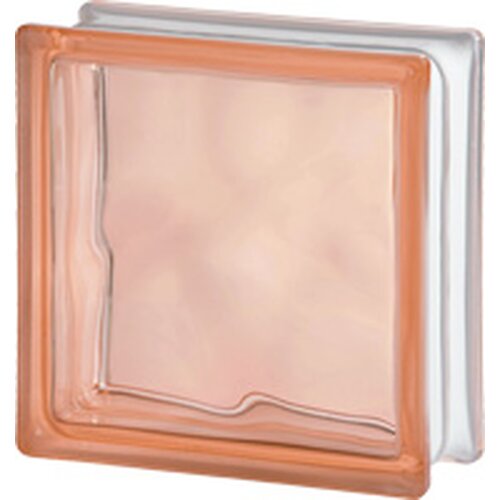 Glasbaustein SOLARIS Wolke Energy Saving rosa 1,1