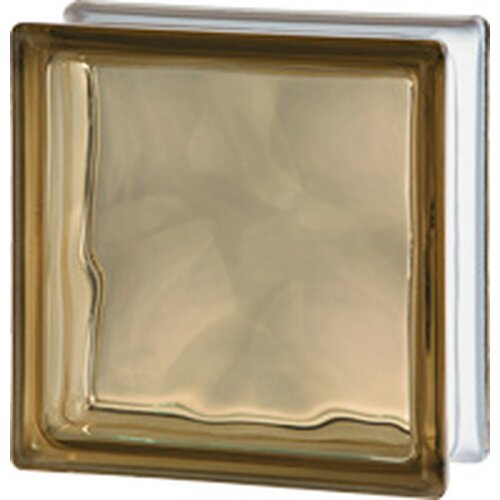 Glasbaustein SOLARIS Wolke Energy Saving braun 1,1